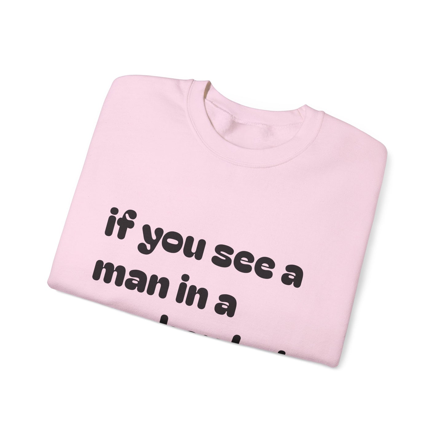 Man in a Cowboy Hat Crewneck