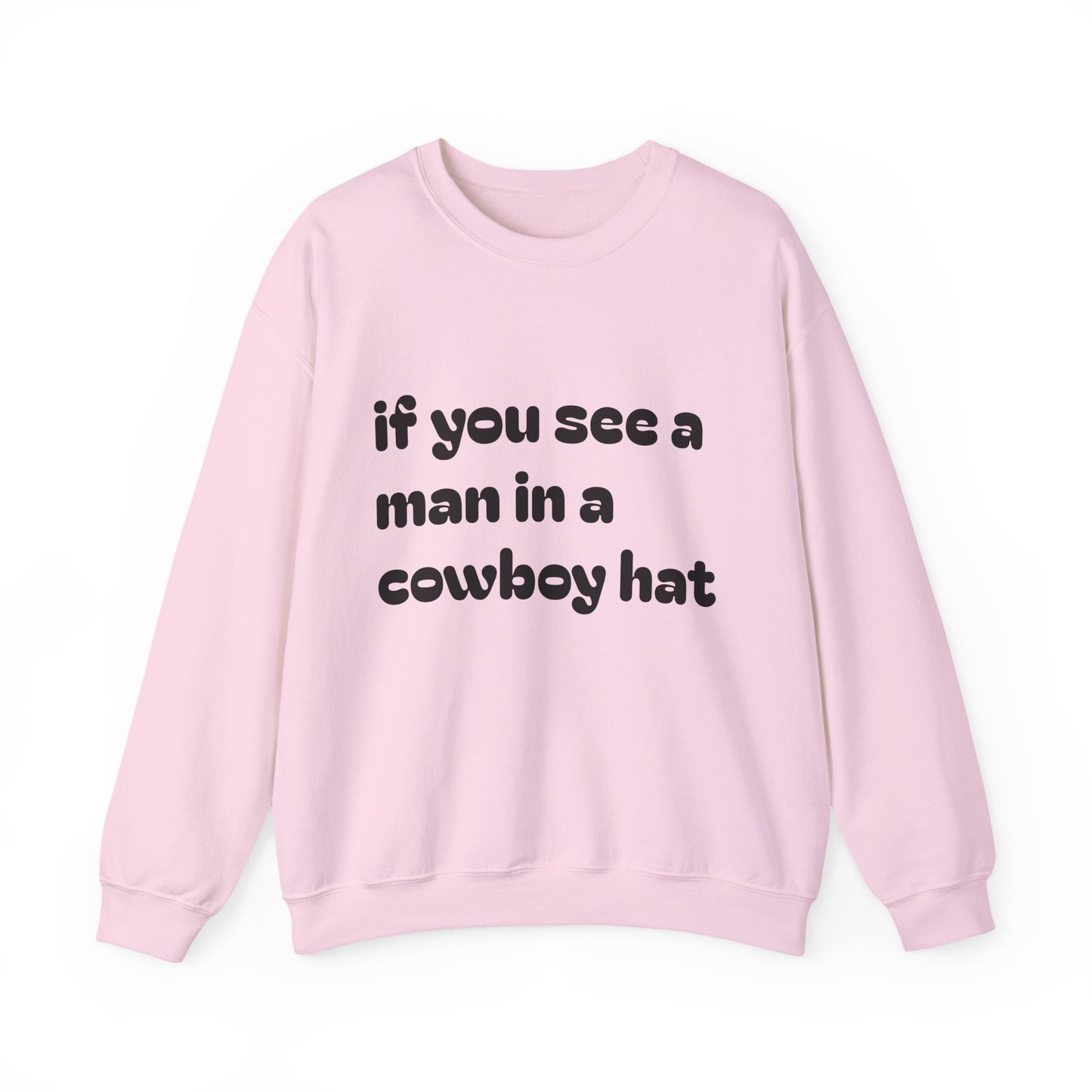 Man in a Cowboy Hat Crewneck
